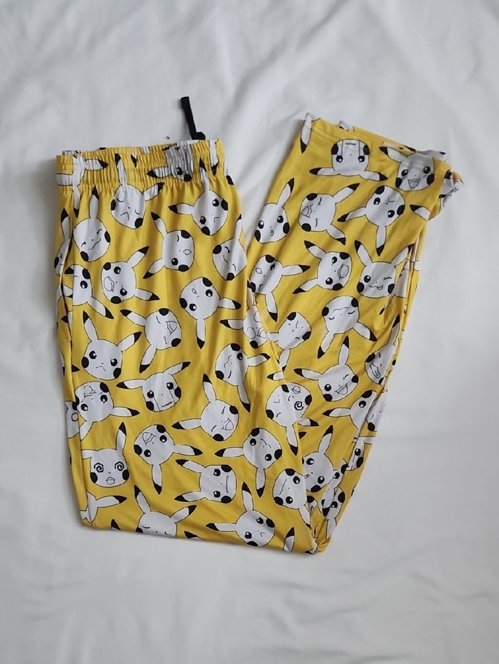 Mad Engine  Men's Size XL Pikachu Print Pajama Bottoms
